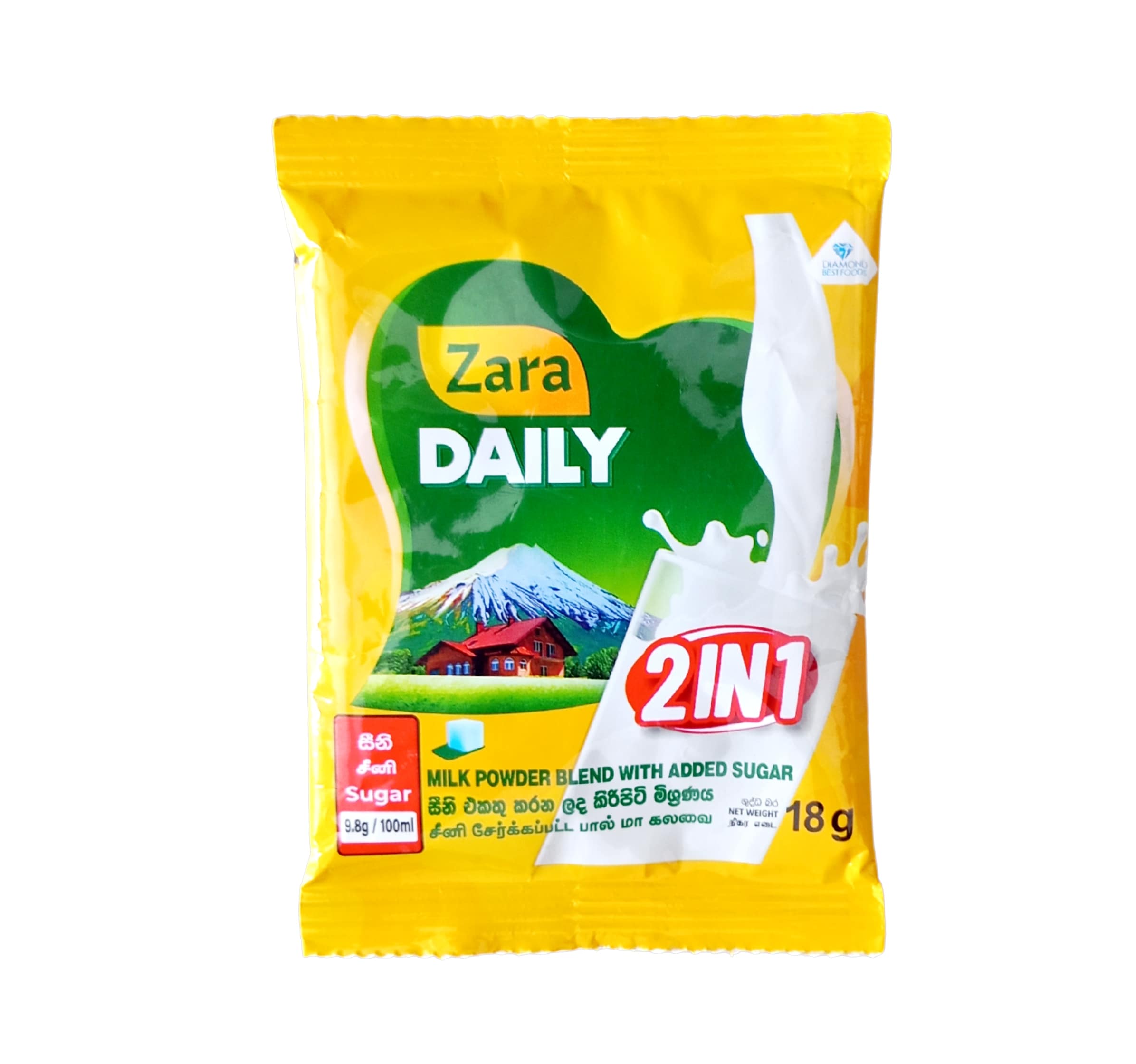 Zara Daily Milk Powder Blend With Added Sugar - 18g
