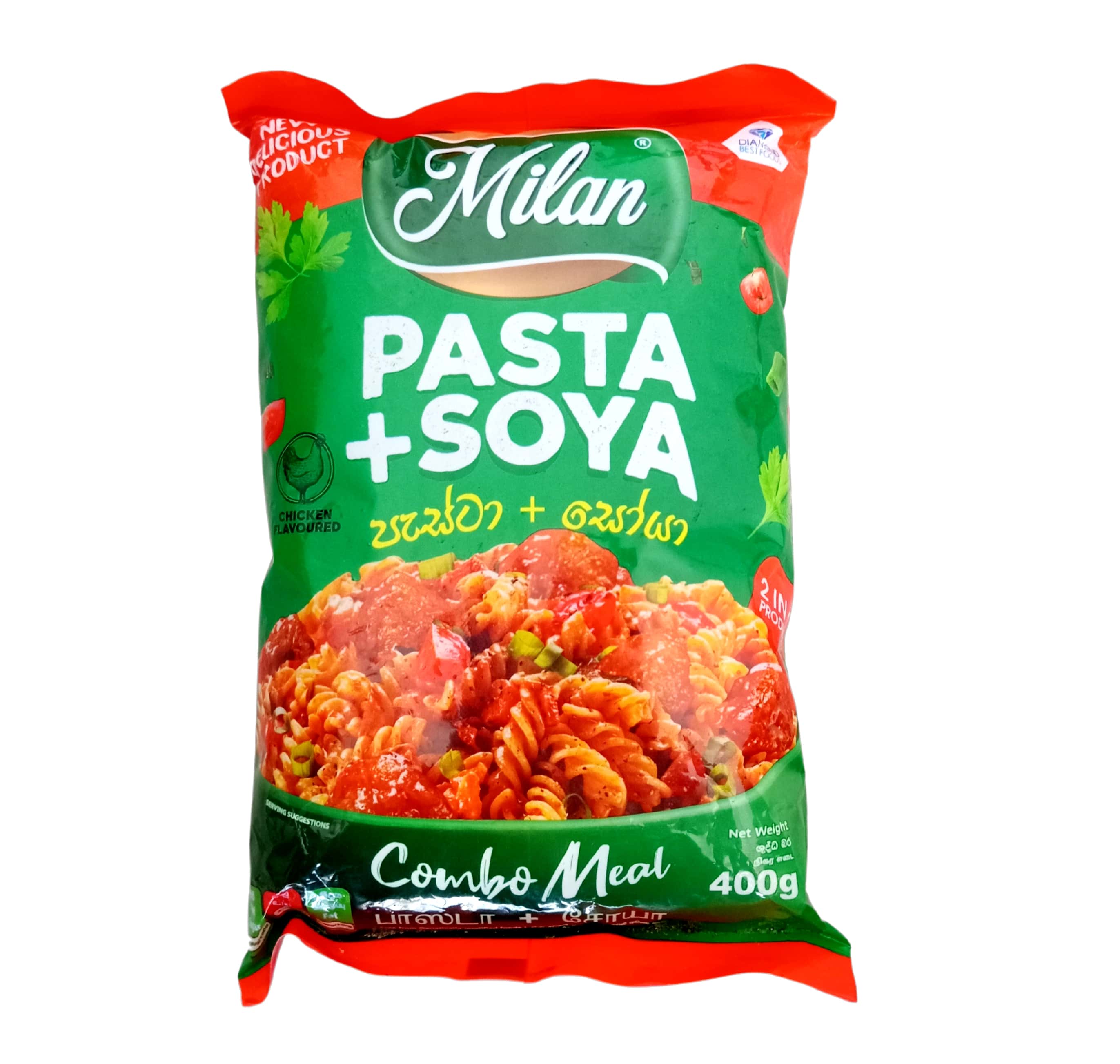 Milan Pasta + Soya 2 In Product - 400g