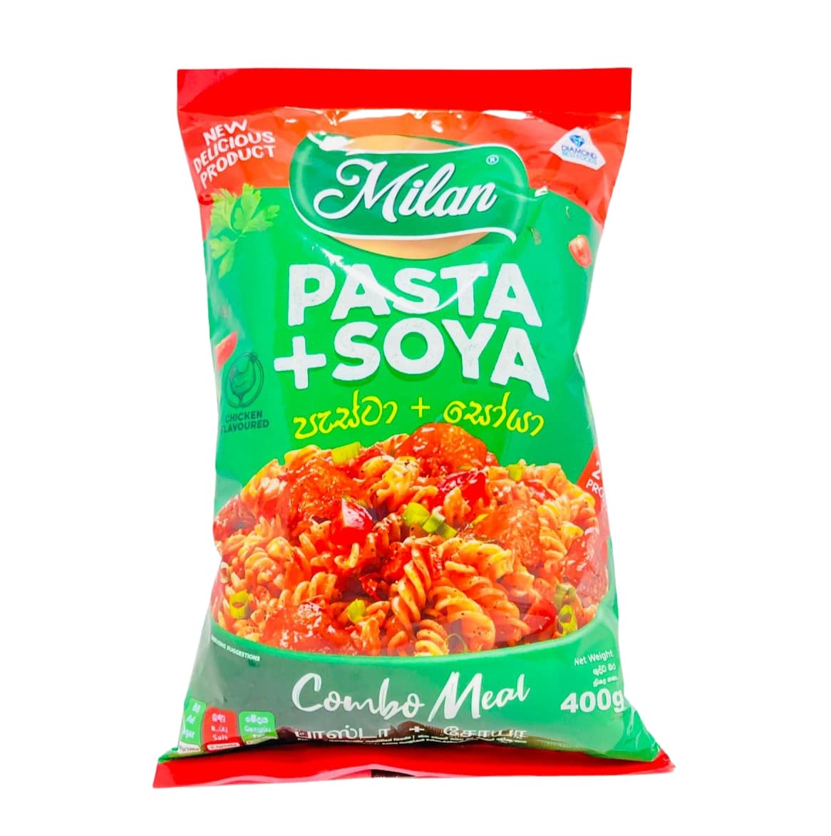 Milan Pasta + Soya 2 In Product - 400g