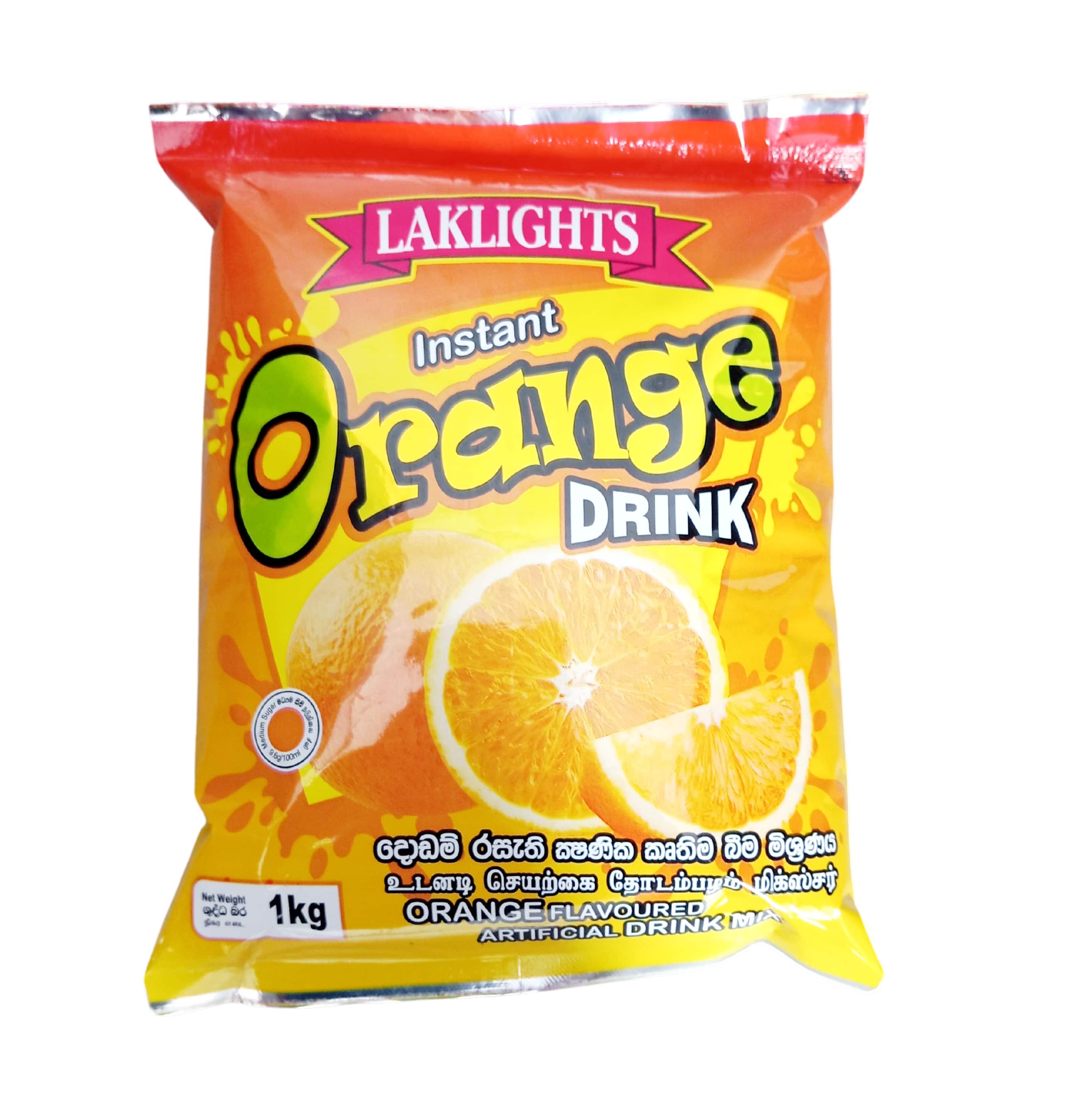 LAKLIGHTS உடனடி ஆரஞ்சு பானம்