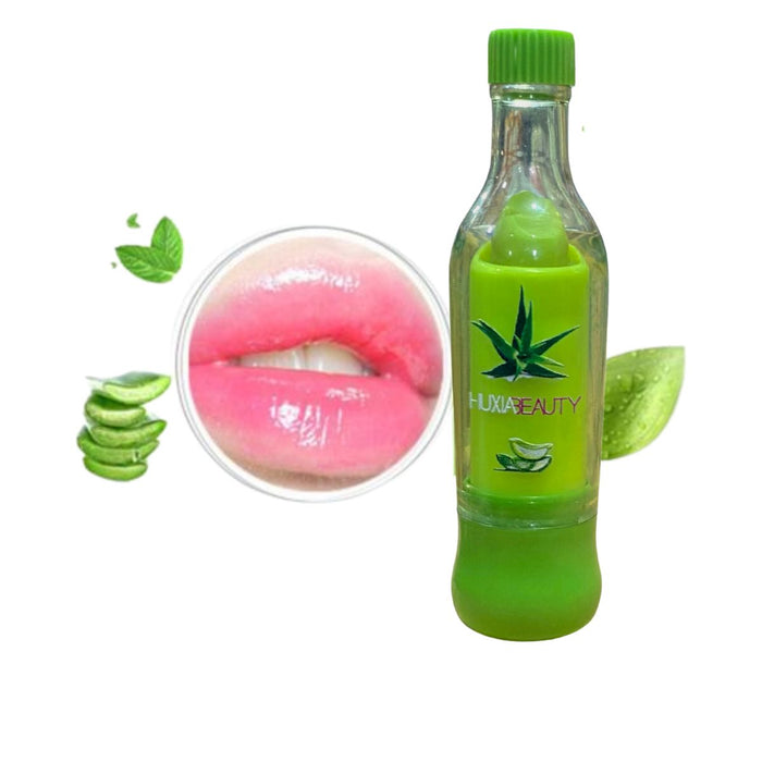 HUXIABEAUTY Magic Aloe Vera 99% Lipstick Lip Balm Color Mood Changing