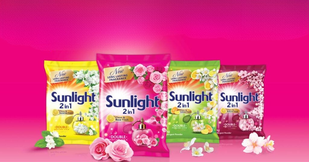 Sunlight 2 in 1 Clean & jasmine Fresh  Detergent Powder - 1kg