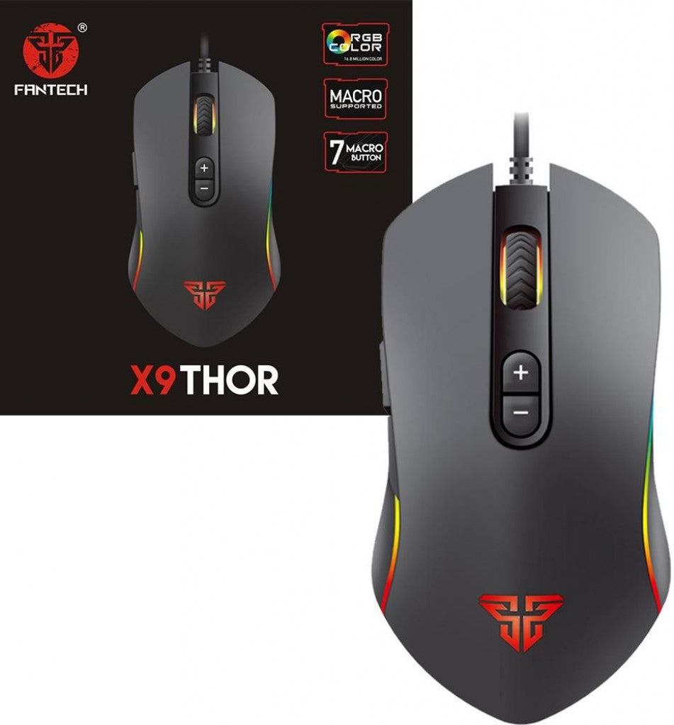 Fantech THOR X9 Wired Macro RGB Gaming Mouse