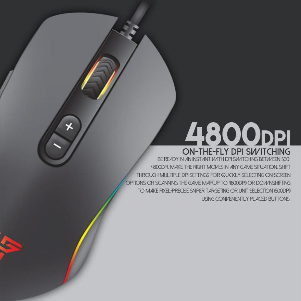 Fantech THOR X9 Wired Macro RGB Gaming Mouse