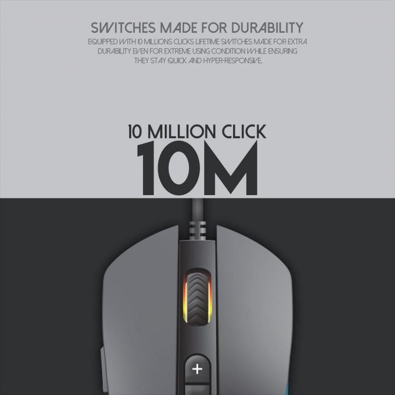 Fantech THOR X9 Wired Macro RGB Gaming Mouse