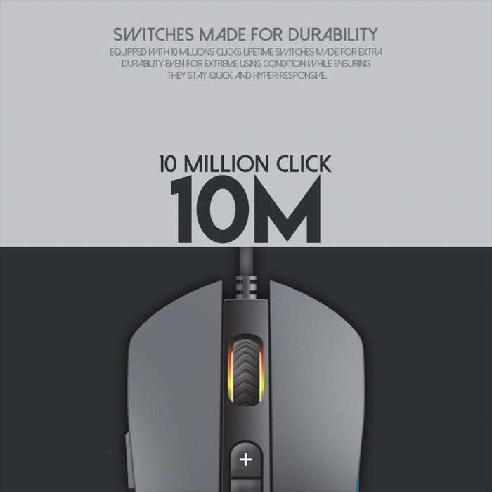 Fantech THOR X9 Wired Macro RGB Gaming Mouse