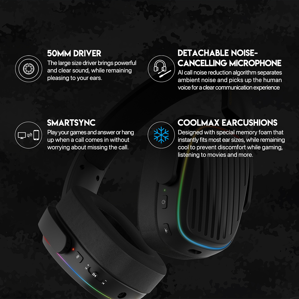 Fantech WHG02 Harmony Wireless Headset [3M]