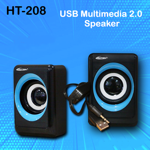 Hotmai HT-208 Portable Multimedia Speaker (USB Powered)