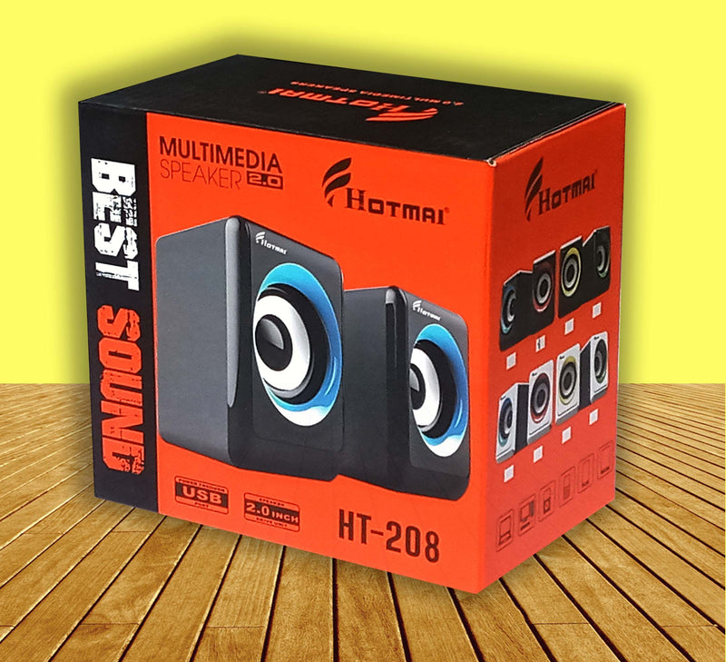 Hotmai HT-208 Portable Multimedia Speaker (USB Powered)