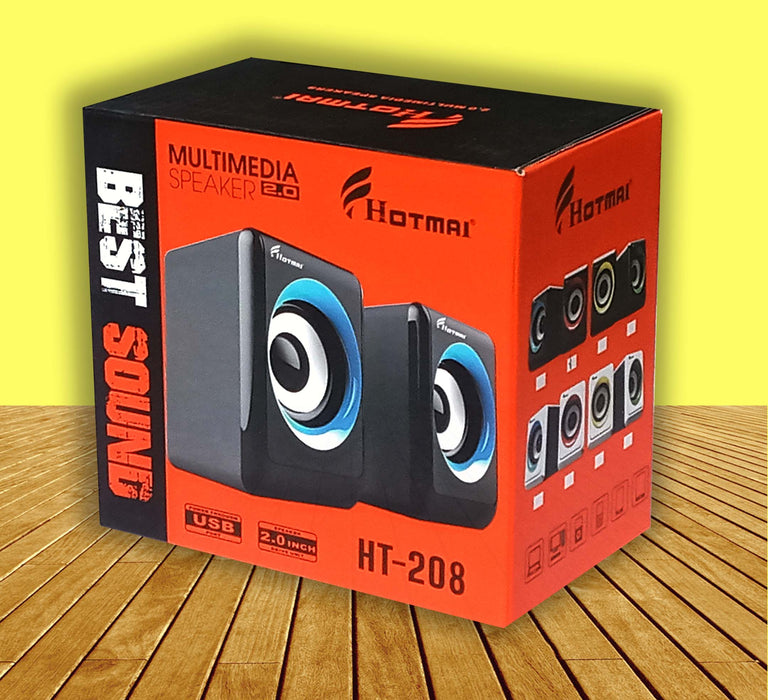 Hotmai HT-208 Portable Multimedia Speaker (USB Powered)