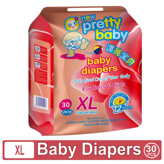 Pretty Baby Diapers - 30pcs