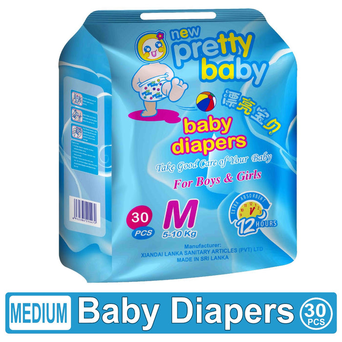 Pretty Baby Diapers - 30pcs