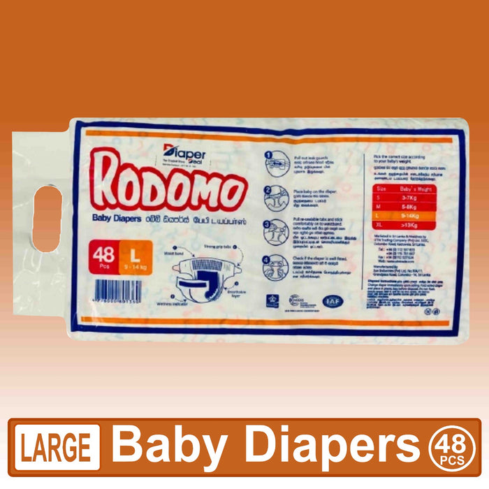 Rodomo Baby Diapers - 48pcs