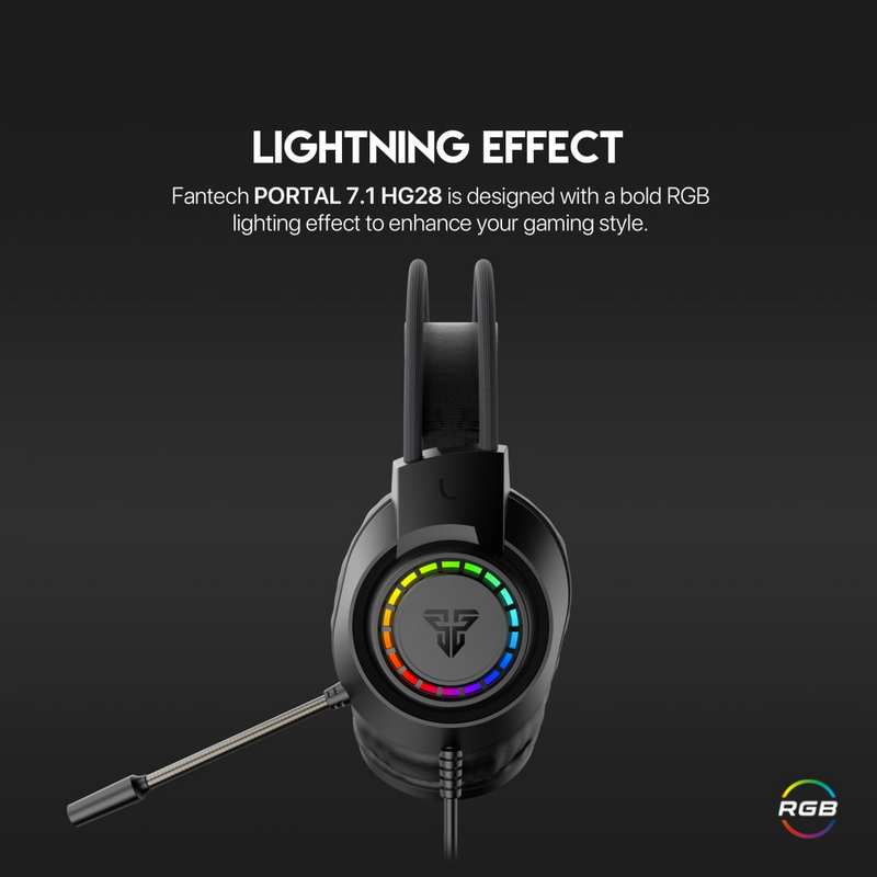 FANTECH PORTAL 7.1 HG28 RGB GAMING HEADSET
