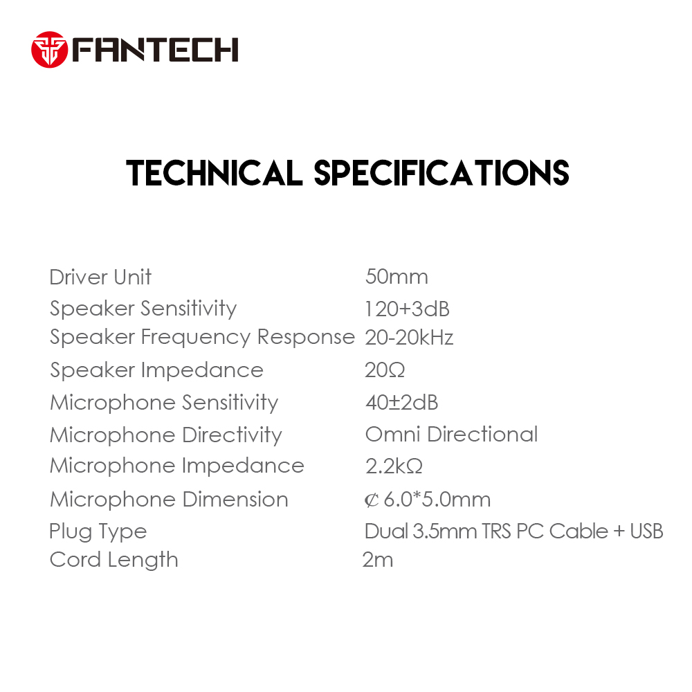 FANTECH FLASH 7.1 HQ53 GAMING HEADSET