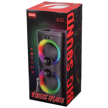 KBroad KTS-1860 Portable Bluetooth Speaker with Mic