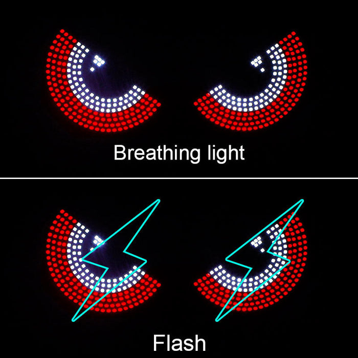 2X Devil's Eye LED Light Car Eye Light Truck Dynamic LED Light for Car Window