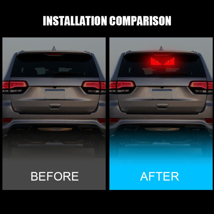 2X Devil's Eye LED Light Car Eye Light Truck Dynamic LED Light for Car Window