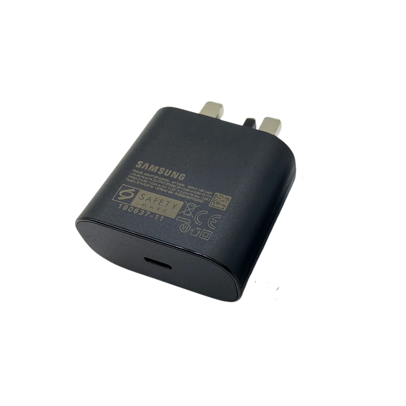 Samsung 25W UK Plug PD Super Fast Charging Adapter For (Type-C to Type-C)