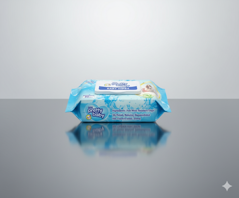 Pretty Baby Wet Wipes - (80 Wipes)