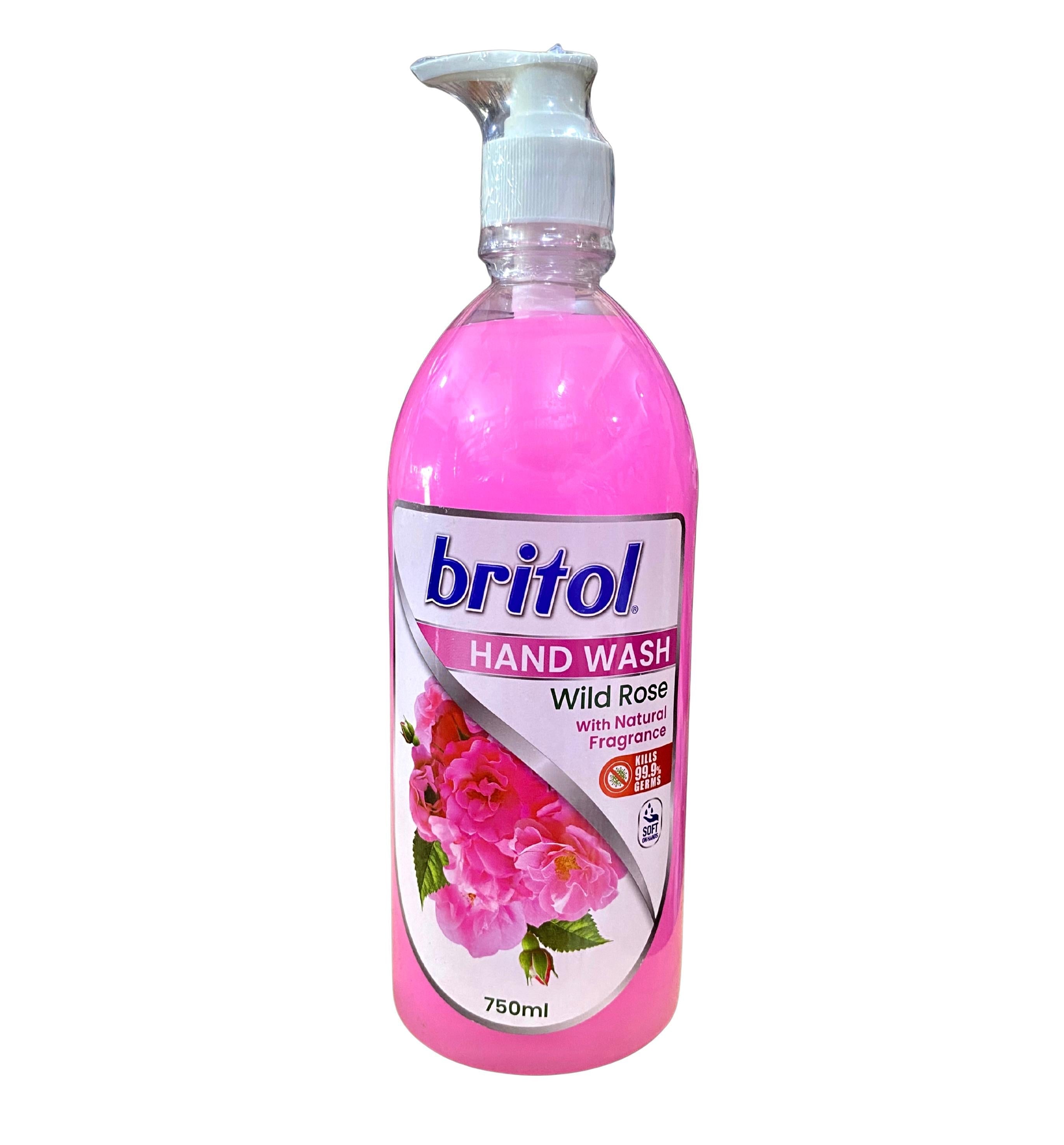 Britol Hand Wash Wild Rose - 750ml
