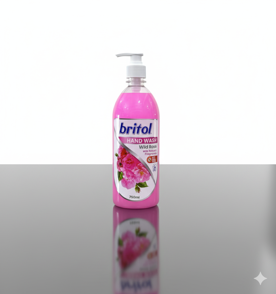 Britol Hand Wash Wild Rose - 750ml