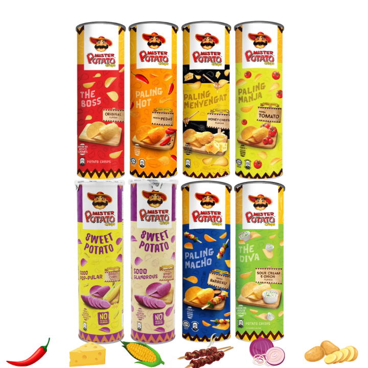 Mister Potato Hot & Spicy Crisps