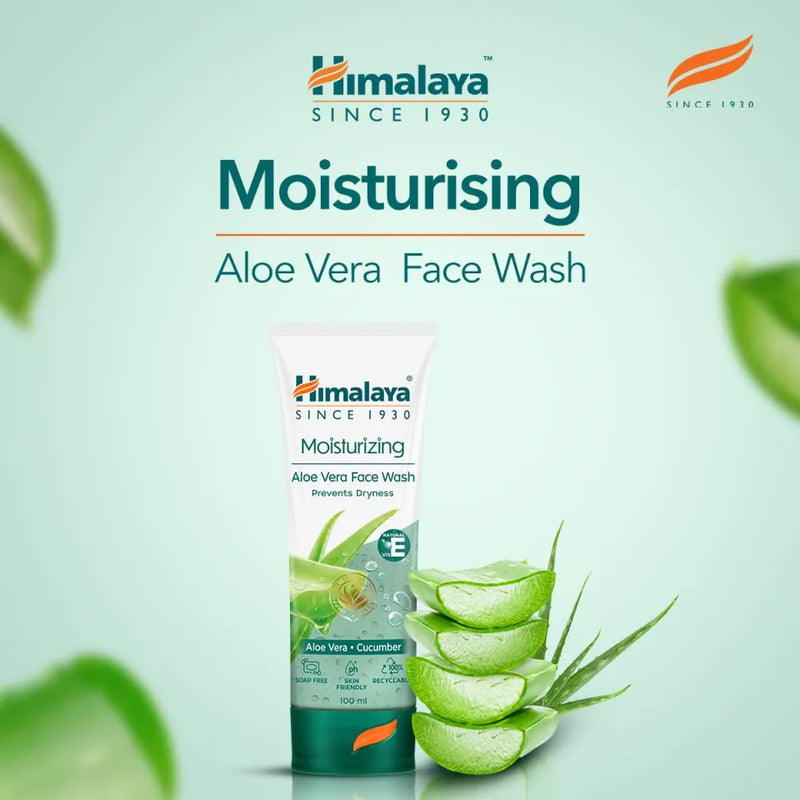 Himalaya Moisturizing Aloe Vera Face Wash - 100ml