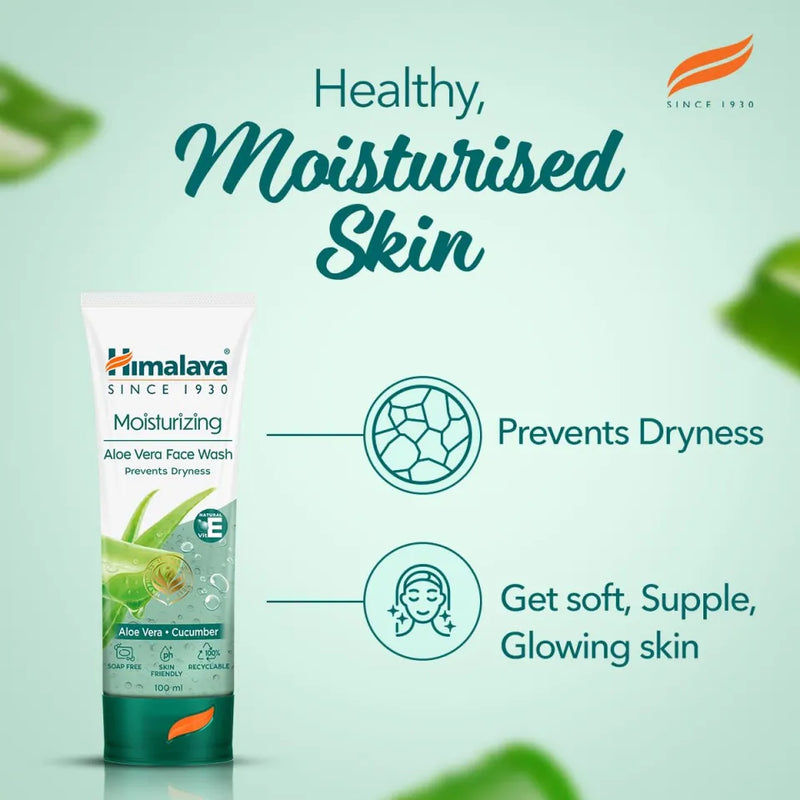 Himalaya Moisturizing Aloe Vera Face Wash - 100ml