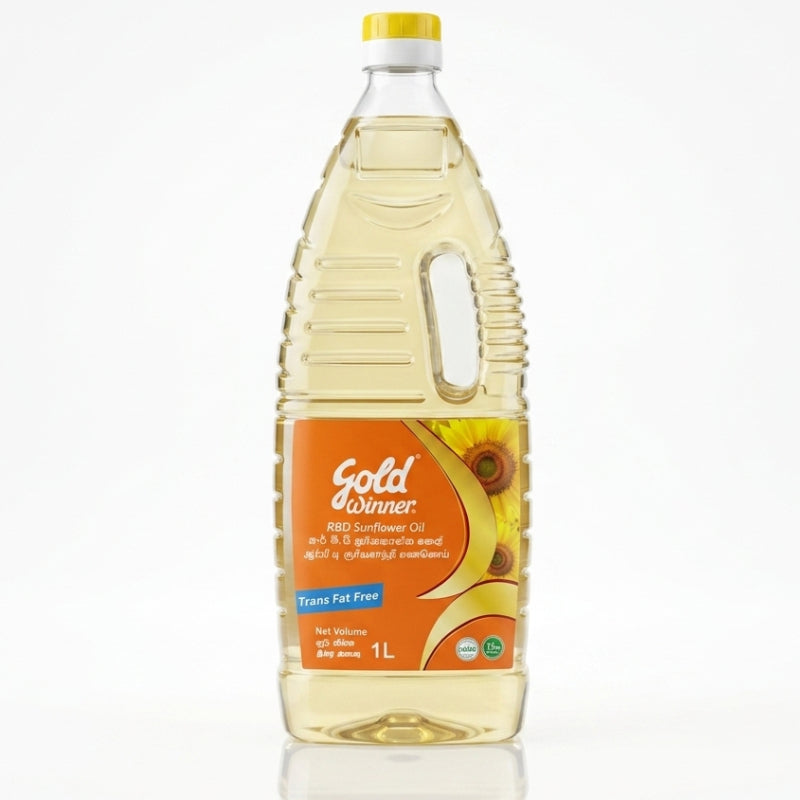 Gold Winner RBD Sunflower Oil – 1 Liter