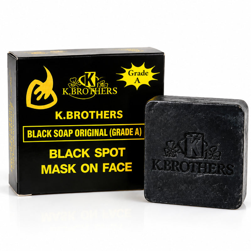 K.Brothers Black Soap Original (Grade A) – 50g