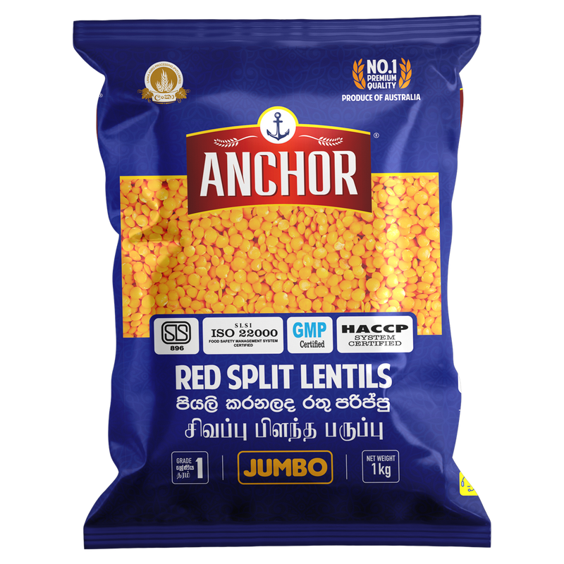 Anchor Red Split Lentils - 1Kg
