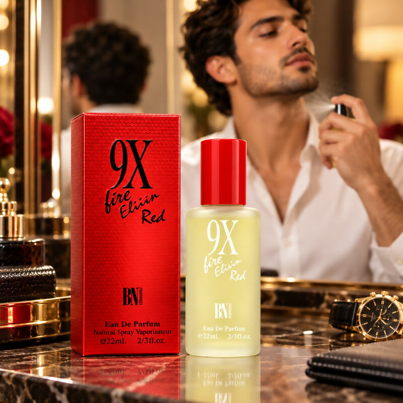 9X Fire Elixir Red Eau de Parfum Spray – 22ml