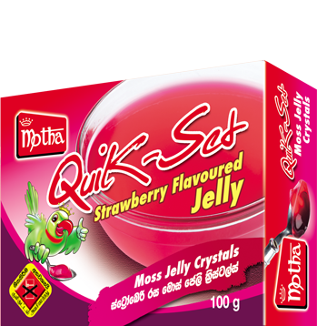 Motha Quik - Set Strawberry Flavoured Jelly