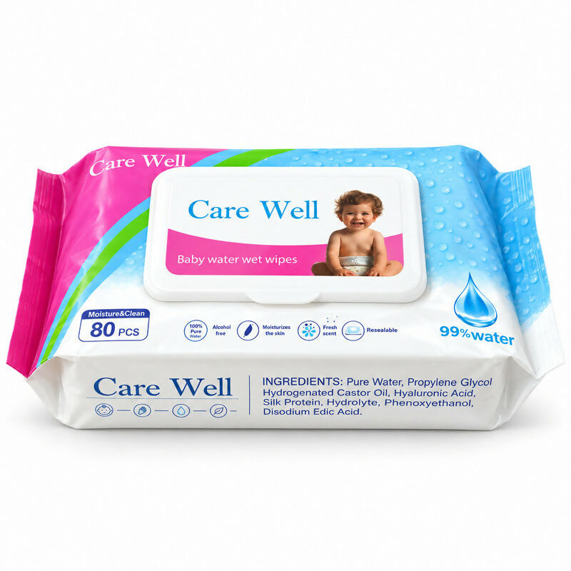 Care Well Baby Water Wet Wipes – 80 Wipes