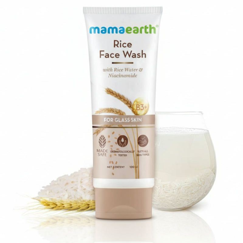 மாமா எர்த் ரைஸ் ஃபேஸ் வாஷ் - 100 மிலி