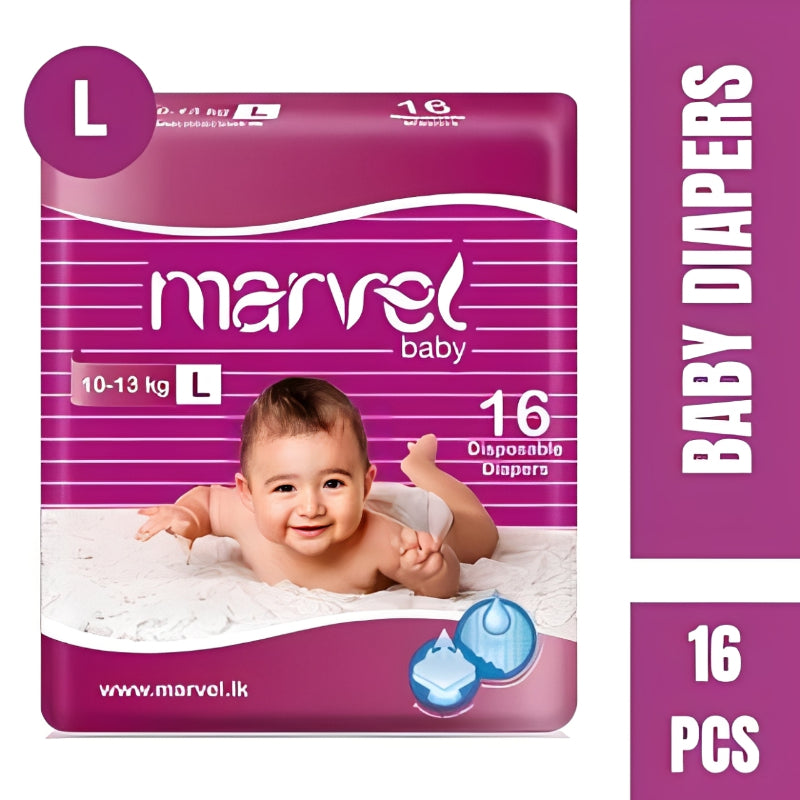 மார்வெல் பேபி டயப்பர்ஸ் பாம்பர்ஸ் - 16 பிசிக்கள்