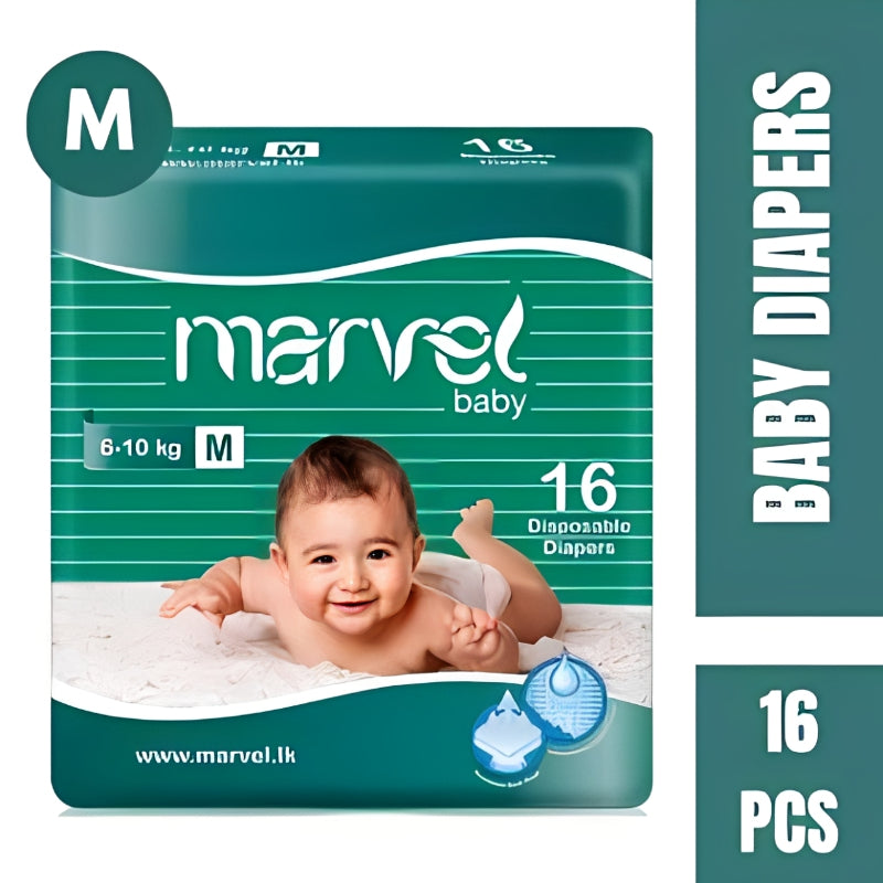 மார்வெல் பேபி டயப்பர்ஸ் பாம்பர்ஸ் - 16 பிசிக்கள்