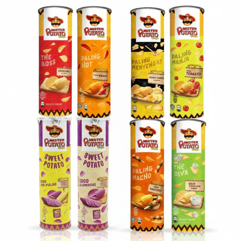 Mister Potato Hot & Spicy Crisps - 100g