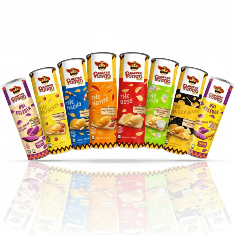 Mister Potato Hot & Spicy Crisps - 100g