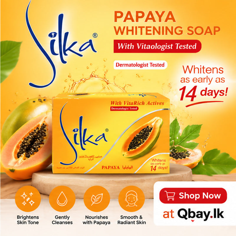 Silka Papaya Whitening Soap – With VitaRich Actives