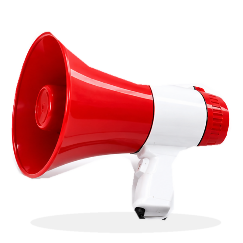 30W Rechargeable Handheld Megaphone with 240-Second Voice Recording – Portable Loudspeaker