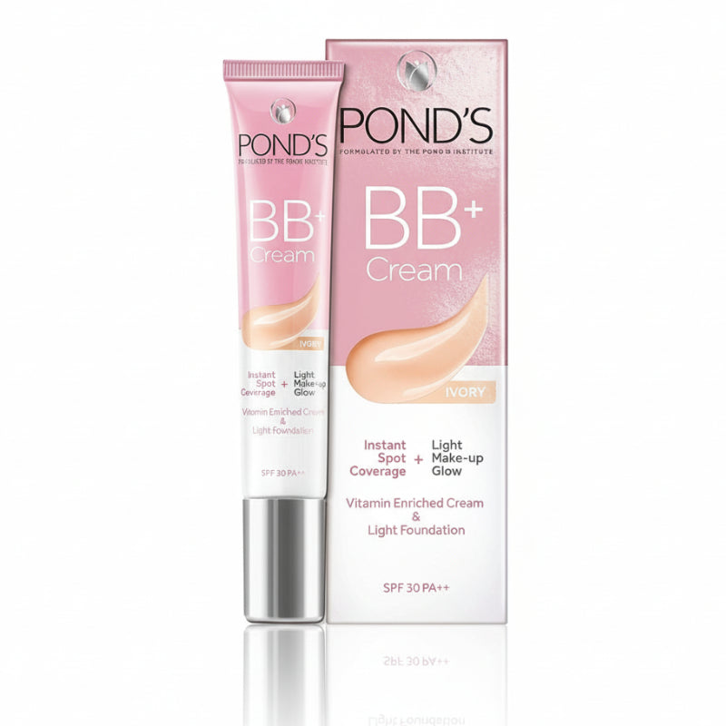 POND'S BB+ Cream, Instant Spot Coverage + Natural Glow (IVORY) - 18g