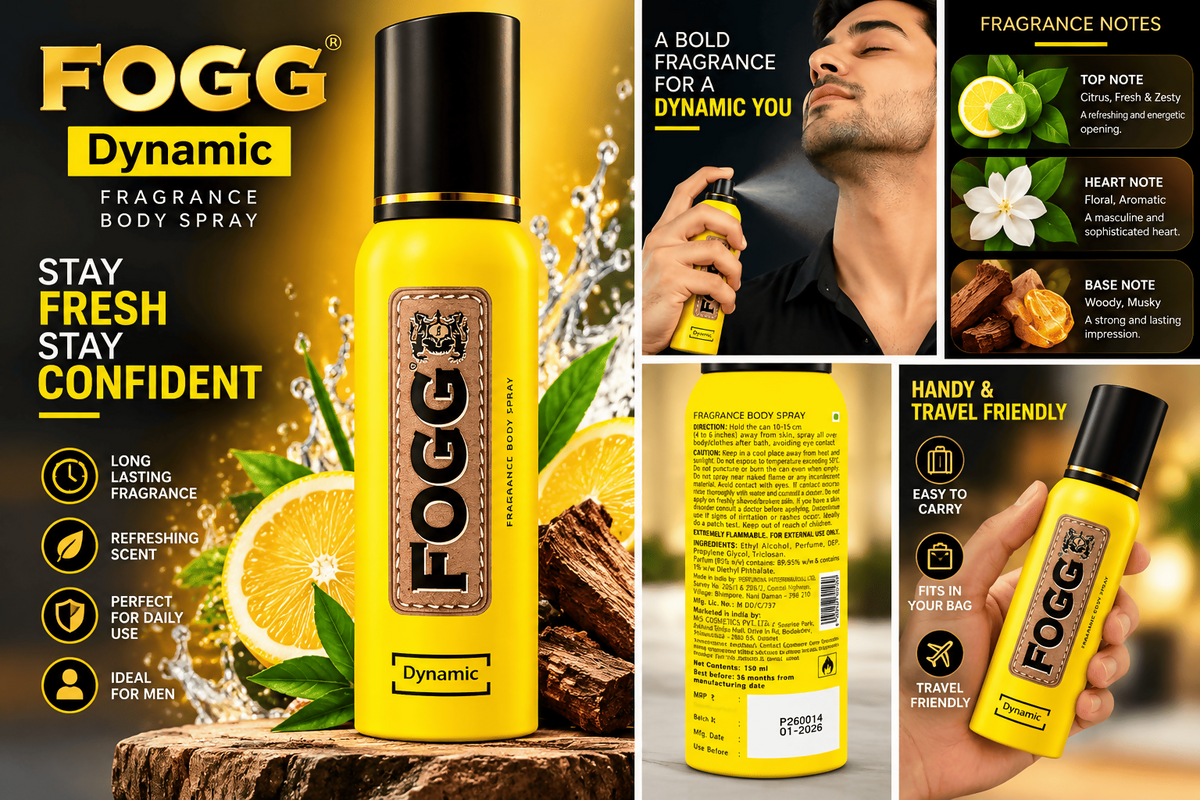 FOGG Dynamic Fragrance Body Spray – 150ml