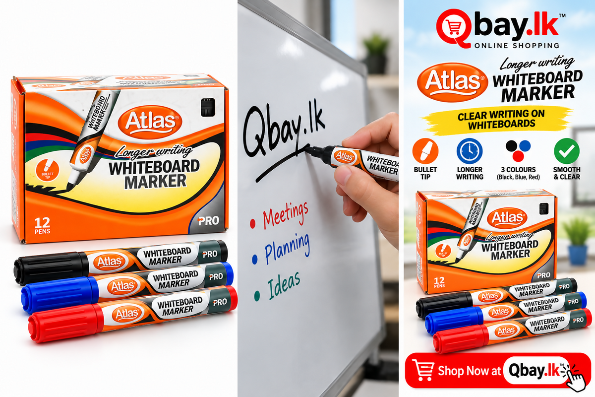 Atlas PRO Whiteboard Marker – Bullet Tip