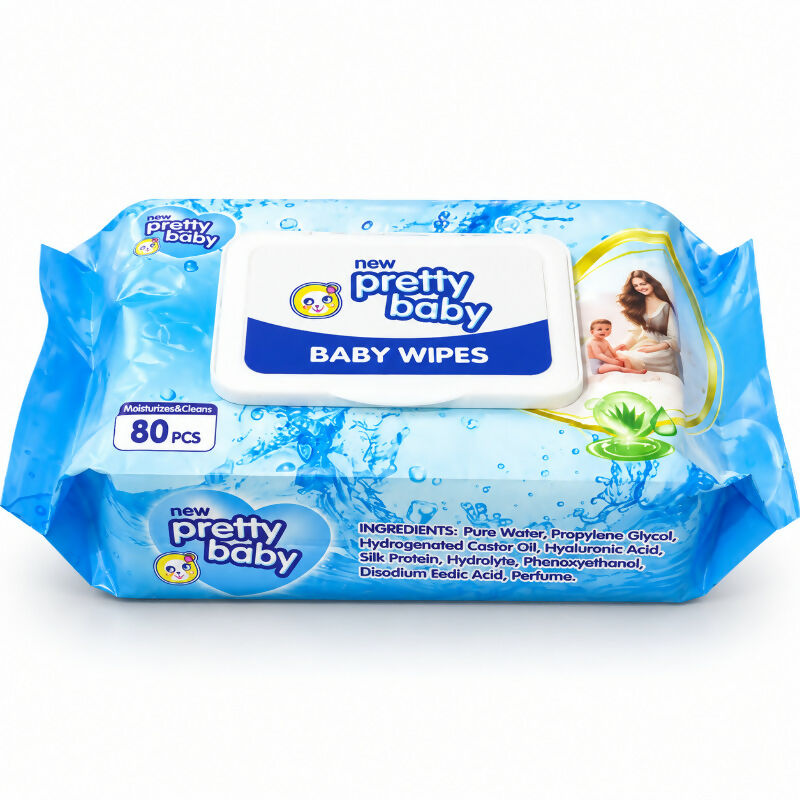 New Pretty Baby Wet Wipes – 80 Wipes