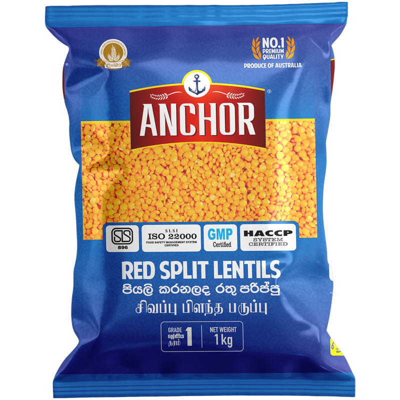 Anchor Red Split Lentils - 1Kg