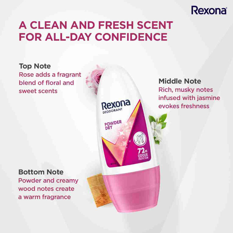 Rexona Deodorant Powder Dry Roll-On
