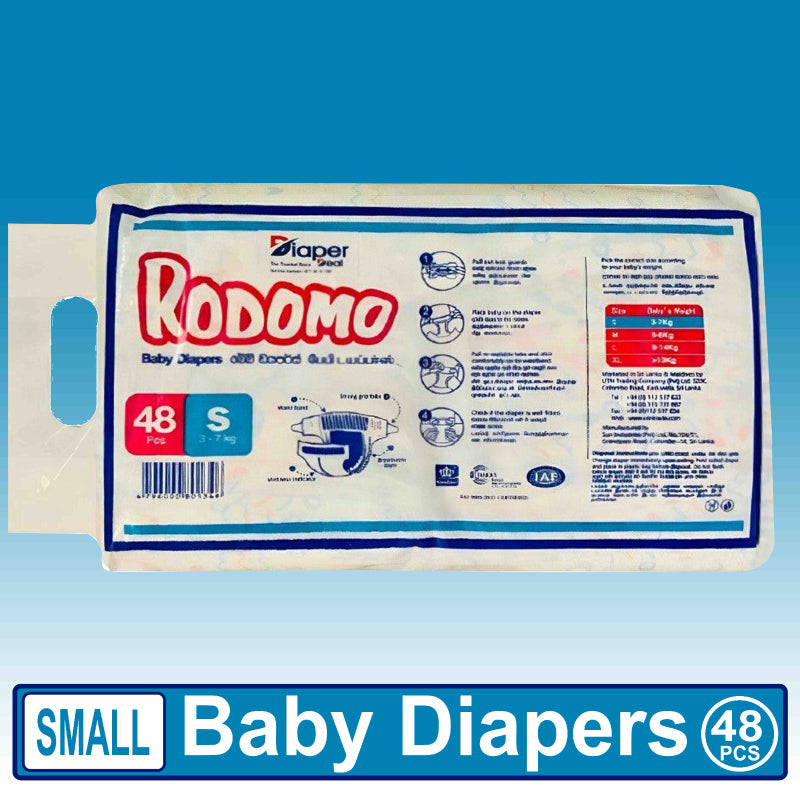 ரோடோமோ பேபி டயப்பர்கள் - 48 பிசிக்கள்