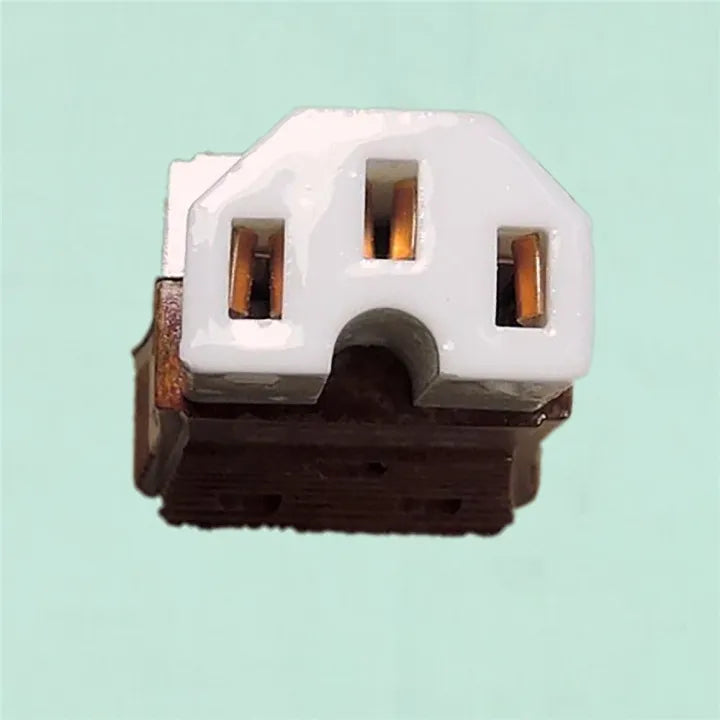 Rice Cooker connector Plug With Cut Male (Ceramic) 250V 16A - 1Pcs